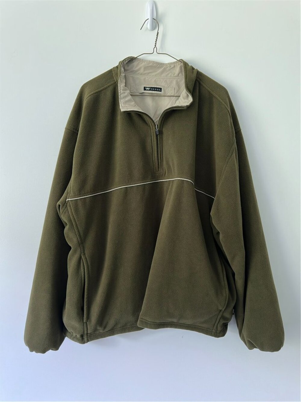 American-vintage Men's Khaki and Green Jacket